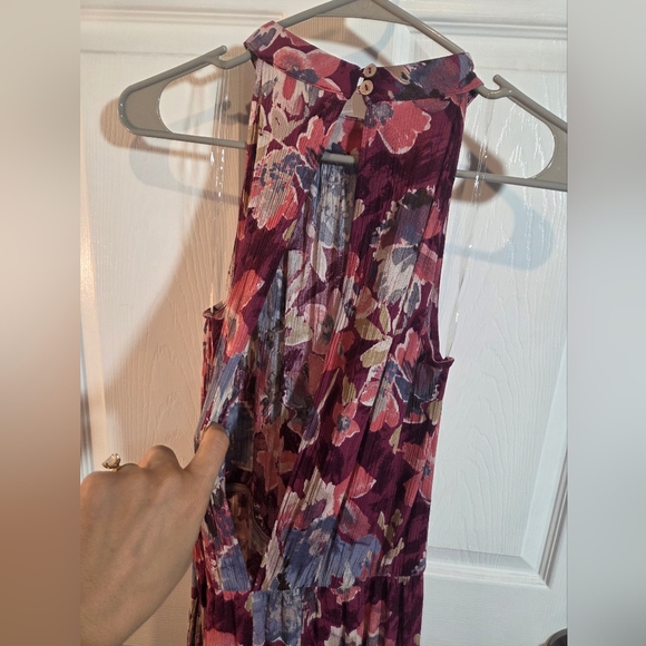 Easel Purple and Blue Floral Jumpsuit - Picture 7 of 9